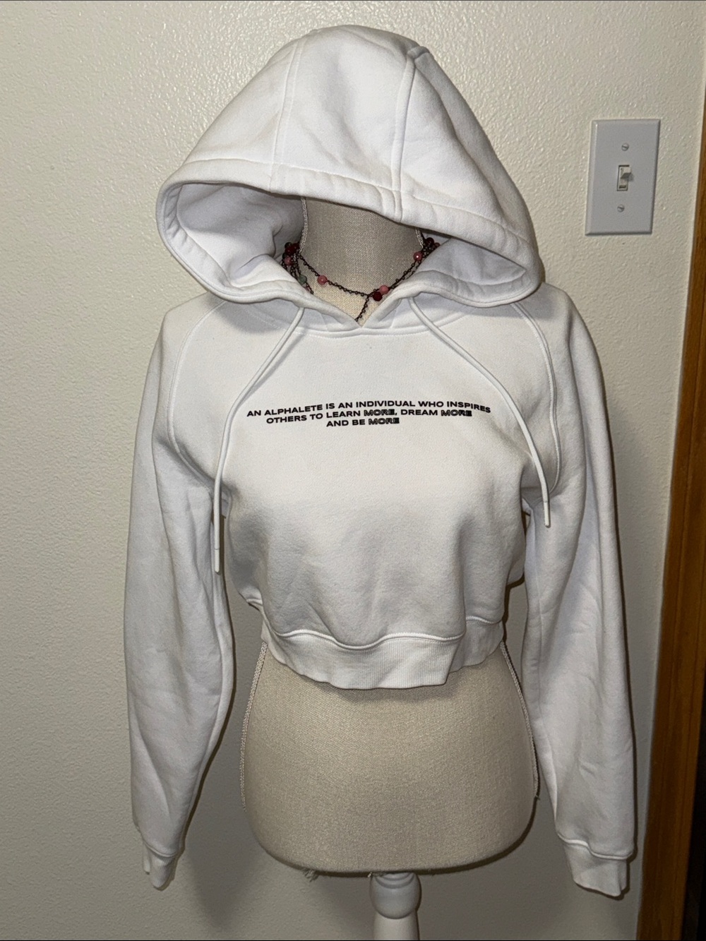 Alphalete Cropped Hoodie size Small